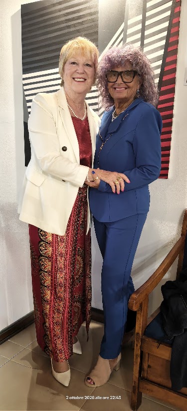 con Renata Clocchiatti  2 ott 26 