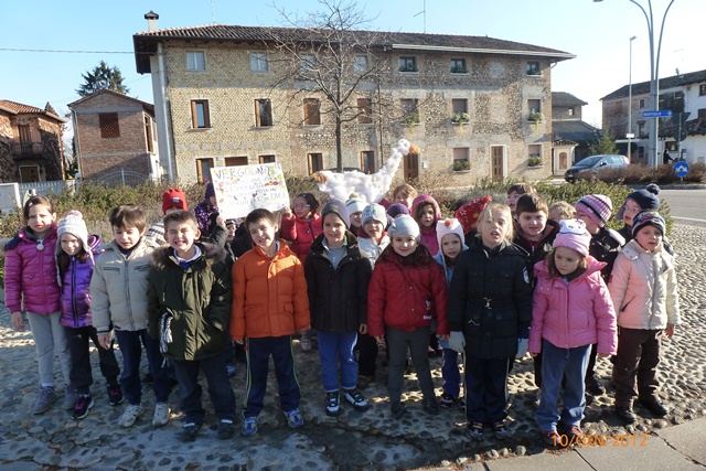 10 gennaio 2012: CODROIPO – RIVOLTO RUBATE OCHE DAL BOSCO DI SAN FRANCESCO A VILLA MANIN: I BAMBINI PUNISCONO I RESPONSABILI