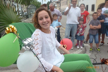 1 giugno 2012: Festa per la campionessa nuoto Alice Mizzau