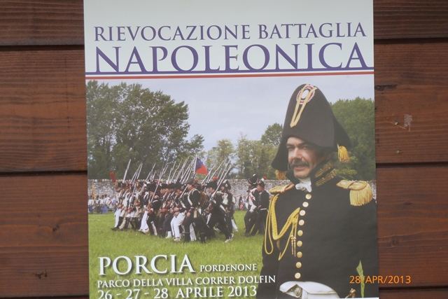 PORCIA (PN) RIEVOCAZIONE STORICA BATTAGLIA NAPOLEONICA in POLONIA