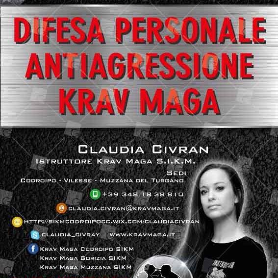 UDINE: IN DISCOTECA A LEZIONE DI SICUREZZA E DIFESA PERSONALE con l’istruttore Claudia Civran – 29 marzo 2016