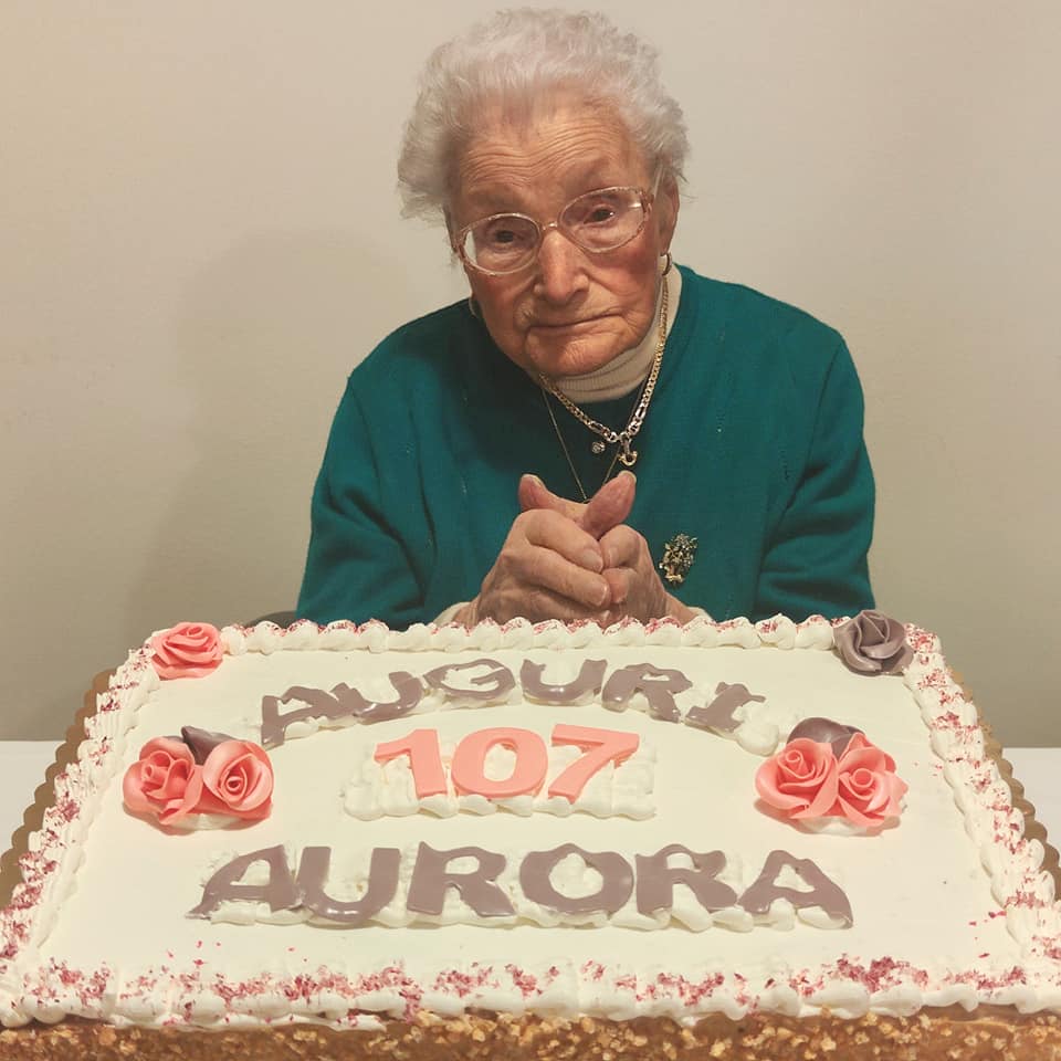 107 anni di AURORA Bortolussi Bosa – 5 novembre 21