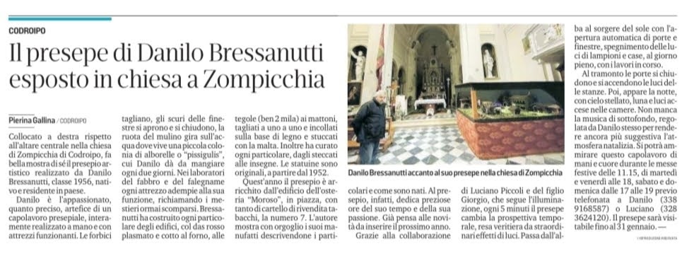Zompicchia. Presepio artistico