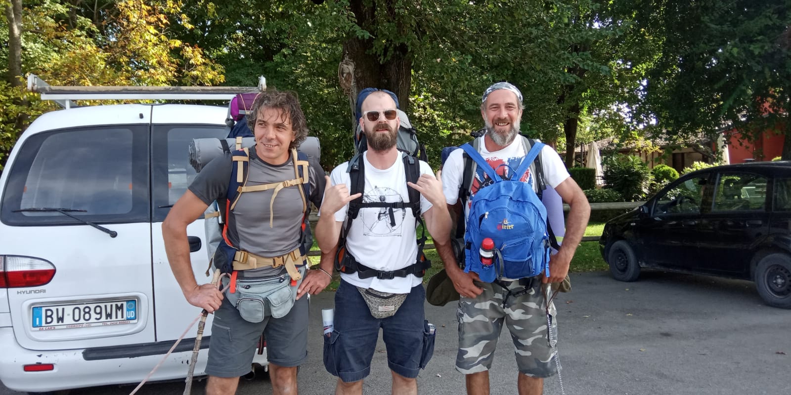 I Fratelli Cengarle da Belgrado alla sorgente del Tagliamento a piedi daI 20 settembre 2019