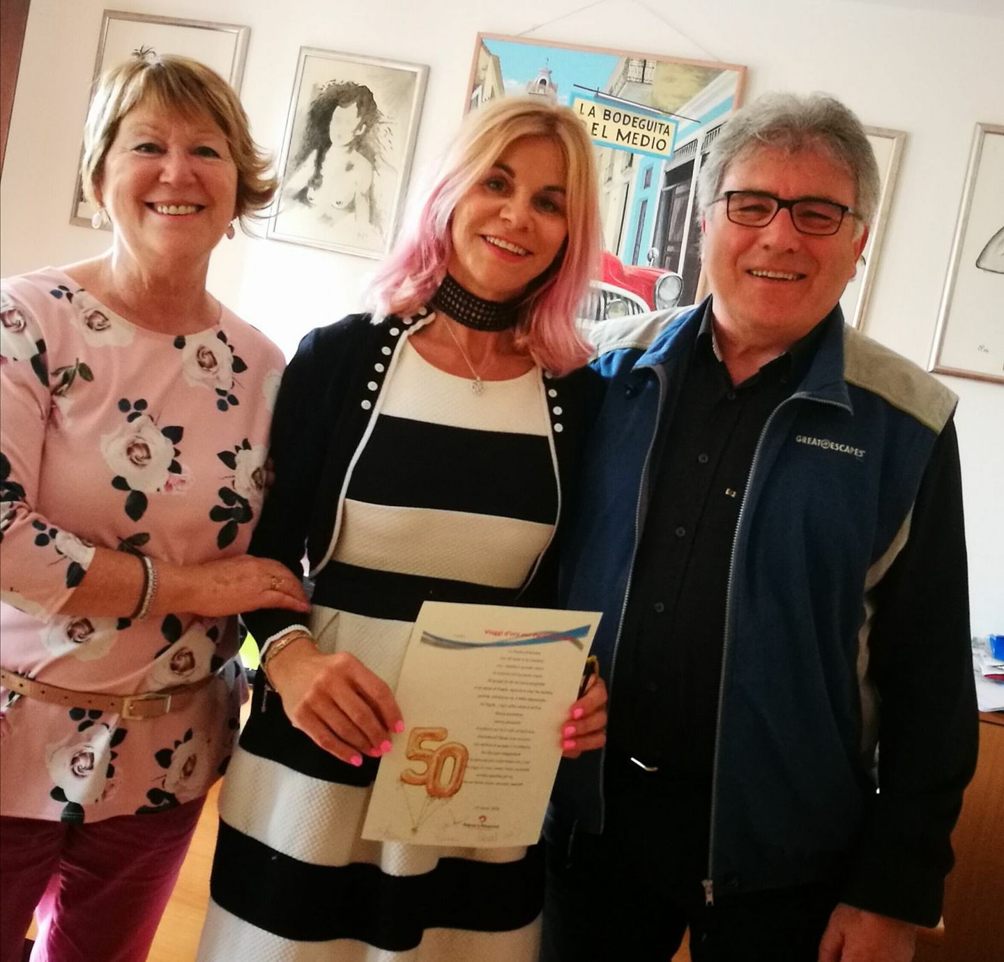 con Nevio Padovani e Paola Carnelutti  ag 2018